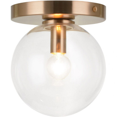 Cosmo 1 Light 7 Inch Wide Metal Flush Mount by Matteo - X06001