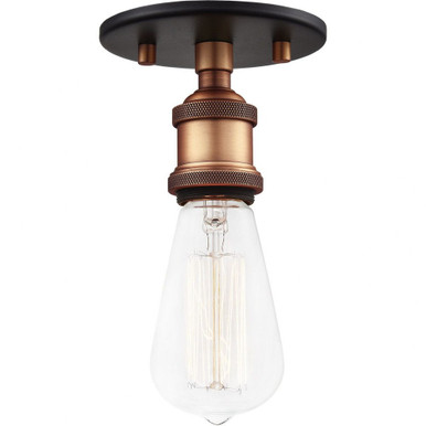Bulstrode'S Workshop 1 Light 5 Inch Wide Flush Mount by Matteo - X46100