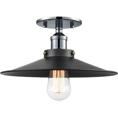 Bulstrode'S Workshop 1 Light 12 Inch Wide Flush Mount by Matteo - X46112