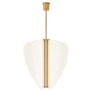 Nyra 30 1 Light Large Chandelier by Visual Comfort Modern - 700NYR30BR-LED930