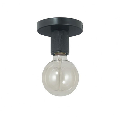 Roswell 1 Light 4.75 Inch Wide Modern Flush Mount by Dainolite - rsw-41fh-mb