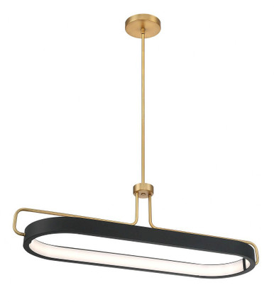 Pemberton 35W 1 LED Medium Oval Pendant by Eurofase - 37931