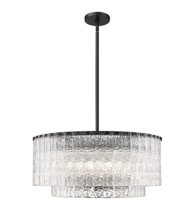 Glacier 10 Light Pendant 13.5 Inch Tall and 27.5 Inch Wide by Z-Lite - 1943P26-2