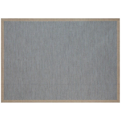 North Shore Sky Blue Outdoor Rug 63 x 88 Inches by Treasure Garden - RG-097-365