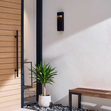 Inga 15 120V 10W 1 LED Light Outdoor Wall Lantern by Visual Comfort Modern - 700OWINGA93015B120