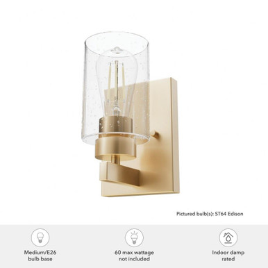 Hartland 1 Light Wall Sconce by Hunter - 13072