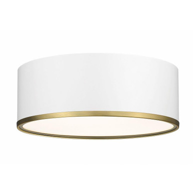 Arlo 3 Light 16 Inch Wide Flush Mount by Z-Lite 2303F3-MW-RB