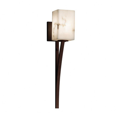 Lumenaria Sabre 1 Light Square Wall Sconce by Justice Design - FAL-8791-15