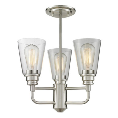 Annora 3 Light 15 Inch Wide Semi Flush Mount by Z-Lite - 428SF