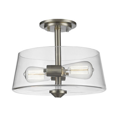 Annora 2 Light 12 Inch Wide Semi Flush Mount by Z-Lite - 428SF2