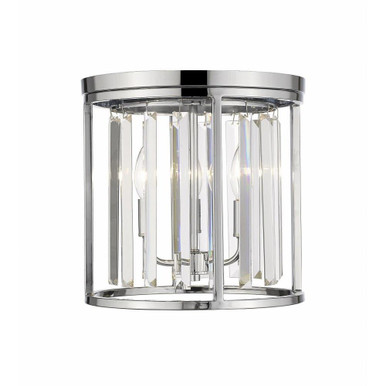 Monarch 3 Light 12 Inch Wide Flush Mount by Z-Lite - 439F12-CH