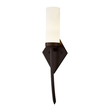 Fusion Pointe 4.5W 1 LED Opal Glass Wall Sconce by Justice Design - FSN-4031-OPAL