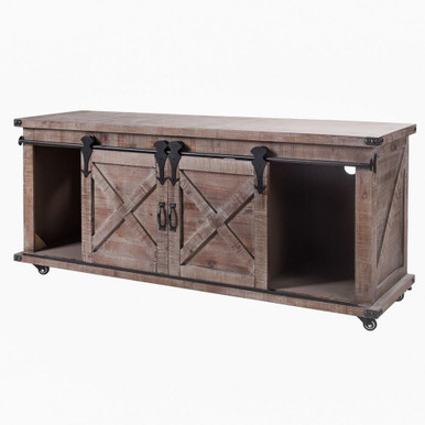 Presley 55 Inch 2 Door/2 Drawer/and Open Center TV Stand by Stylecraft - AF17798ADS