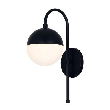 Fusion Ion 1 Light Opal Glass Wall Sconce by Justice Design - FSN-4157-OPAL