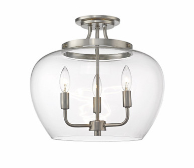 Joliet 3 Light 15.75 Inch Wide Flush Mount by Z-Lite - 473SF
