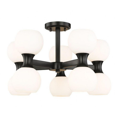 Artemis 10 Light 21 Inch Wide Semi Flush Mount by Z-Lite - 494-10SF
