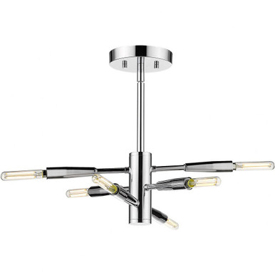 Ascension 6 Light 12.5 Inch Wide Semi Flush Mount by Z-Lite - 737SF6