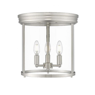 Thayer 3 Light 13 Inch Wide Flush Mount by Z-Lite - 742F13
