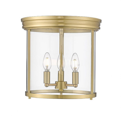 Thayer 3 Light 13 Inch Wide Flush Mount by Z-Lite - 742F13
