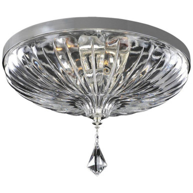 Orecchini 4 Light 20 Inch Wide Flush Mount by Allegri - 028542-017-FR001