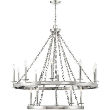Seville 15 Light Chandelier 43 Inch Tall and 45 Inch Wide by Savoy House - 1-4406-15