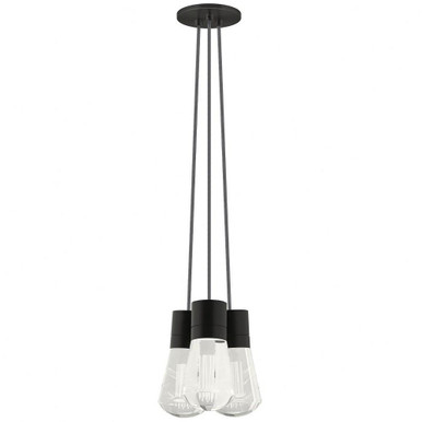 Sean Lavin 3 LED Small Pendant 9 Inch Wide by Visual Comfort Modern - 700TDALVPMC3