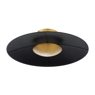 Brody 27.3W 1 LED 22 Inch Wide Semi Flush Mount by Modern Forms - FM-88422-BK/AB