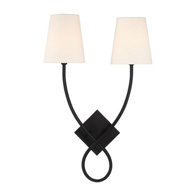 Barclay 2 Light Wall Sconce by Savoy House - 9-4928-2
