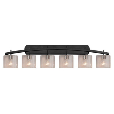 Fusion Archway 6 Light Seed Glass Vanity Light by Justice Design - FSN-8596-30-SEED