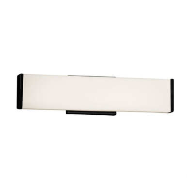 Fusion Latitude 18W LED Opal Glass Linear Vanity Light by Justice Design - FSN-8601-OPAL