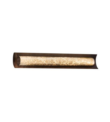Fusion Lineate 23W LED Mror Glass Linear Vanity Light by Justice Design - FSN-8635-MROR
