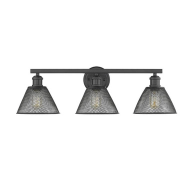Carver 3 Light Armed Vanity Light by Golden - 0304-BA3