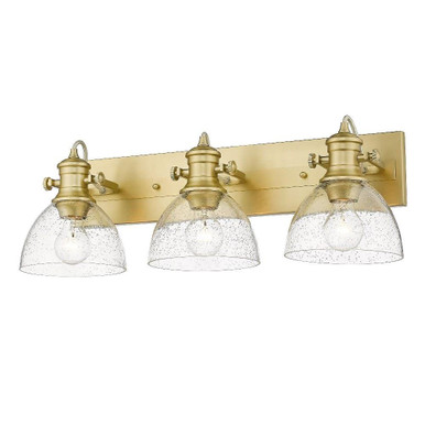 Hines 3 Light Vanity Light by Golden - 3118-BA3