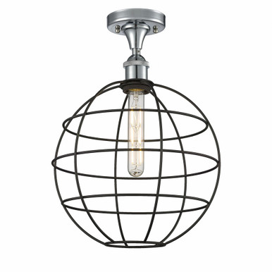 Lake Placid 1 Light 12 Inch Wide Semi Flush Mount by Innovations - 516-1C-LP-12