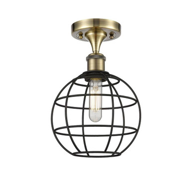 Lake Placid One Light 8 Inch Wide Semi Flush Mount by Innovations - 516-1C-LP-8