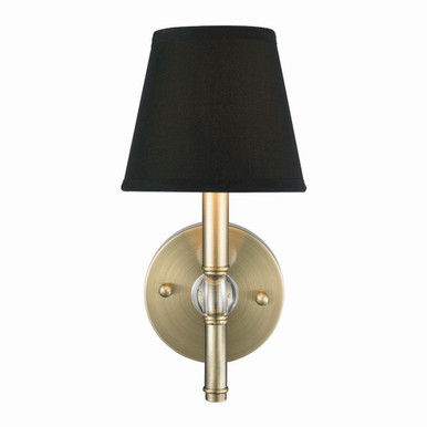 Waverly 1 Light Candle Style Wall Sconce by Golden - 3500-1W