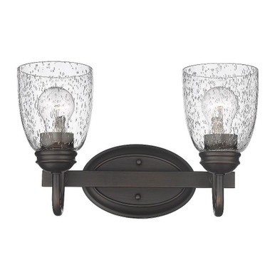 Parrish 2 Light Vanity Light by Golden - 8001-BA2
