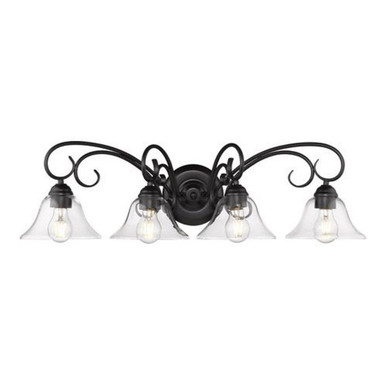 Homestead 4 Light Vanity Light by Golden - 8606-BA4