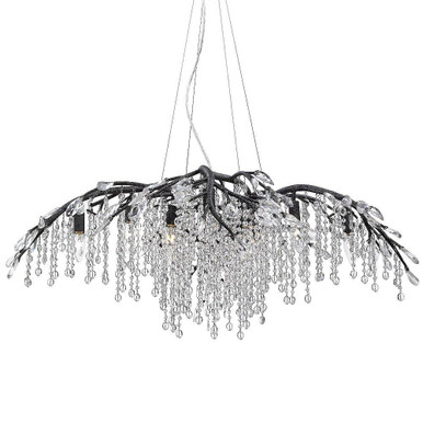 Autumn Twilight 12 Light Oversized Chandelier by Golden - 9903-12