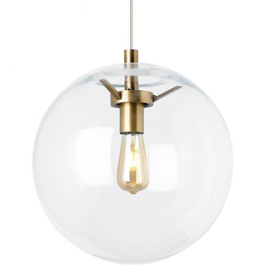 Sean Lavin 1 Light Line Volt Pendant 14 Inch Wide by Visual Comfort Modern - 700TDPLNP