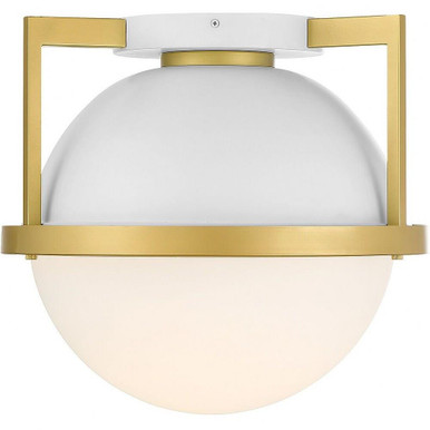 Carlysle 1 Light 15 Inch Wide Flush Mount by Savoy House - 6-4602-1