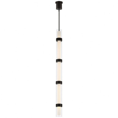 Sean Lavin 1 LED 5 Glass Line Voltage Pendant by Visual Comfort Modern - 700TDWIT-5