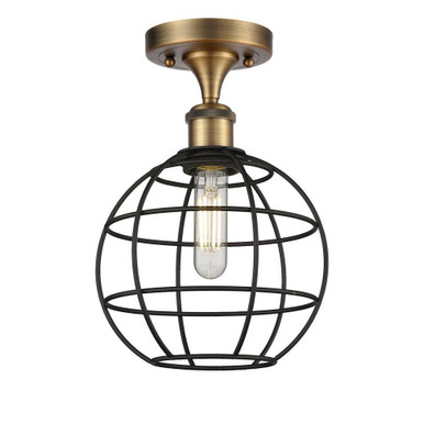 Lake Placid 1 Light 8 Inch Wide Semi Flush Mount by Innovations - 516-1C-CE-8