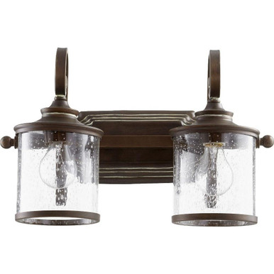 San Miguel 2 Light Vanity Light by Quorum - 5073-2