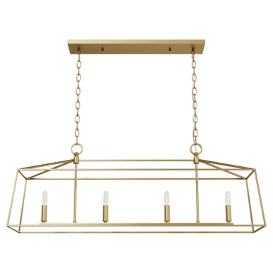 Fair Oaks 4 Light Mini Chandelier by Hunter - 13100