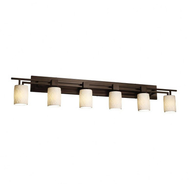 Limoges Aero 6 Light Vanity Light by Justice Design - POR-8706-10-BANL