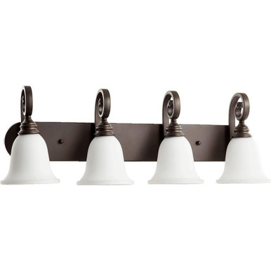 Bryant 4 Light Traditional Vanity Light by Quorum - 5154-4