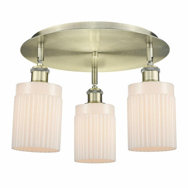 Hadley 3 Light 16.25 Inch Wide Flush Mount by Innovations - 516-3C-G34