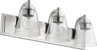 3 Light Cone Vanity Light 22 Inch Wide by Quorum - 518-3