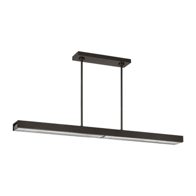 Maybeck 36W 2 LED Linear Chandelier 4.3 Inch Wide by Visual Comfort Modern - AKLS242